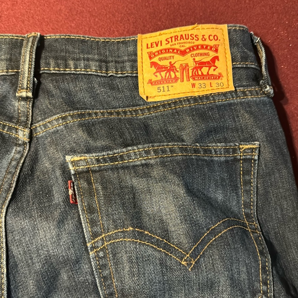 Levis 511 Slim Fit Flex 33/30 Worn Once, didnt fit